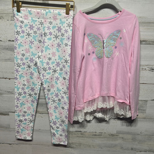 Girls Size 7/8 Cynthia Rowley Butterfly Two Piece Set - Very Good Used Condition