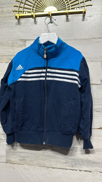 Boys Size 7 Adidas Navy Jacket - Good Used Condition