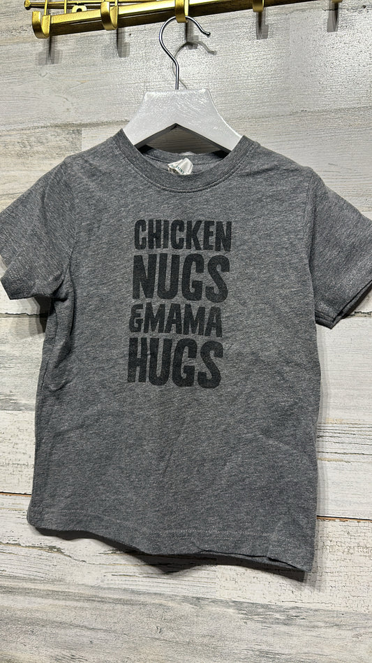 Boys Size 3 Rabbit Skins Chicken Nugs & Mama Hugs Tee - Good Used Condition