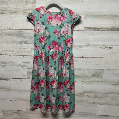 Girls Size 7 Bailey's Blossoms Floral Dress - Good Used Condition