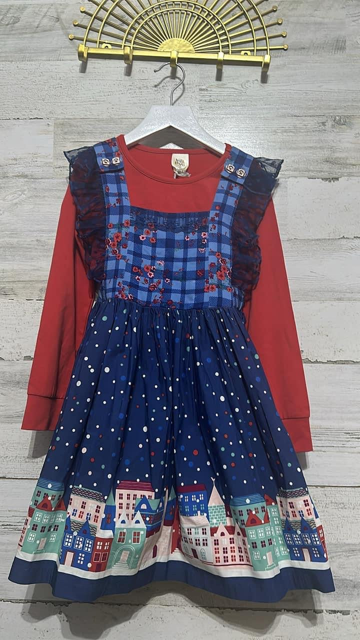 Girls Size 8 Wildflowers shirt and winter wonderland dress - new with tags