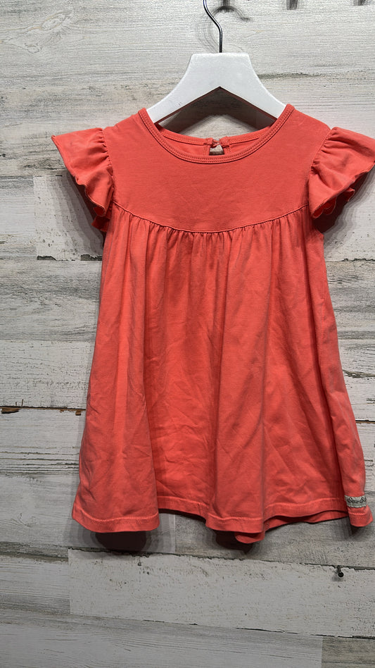 Sew Sassy Coral Dress - Girls Size 2 - Very Good Used Condition