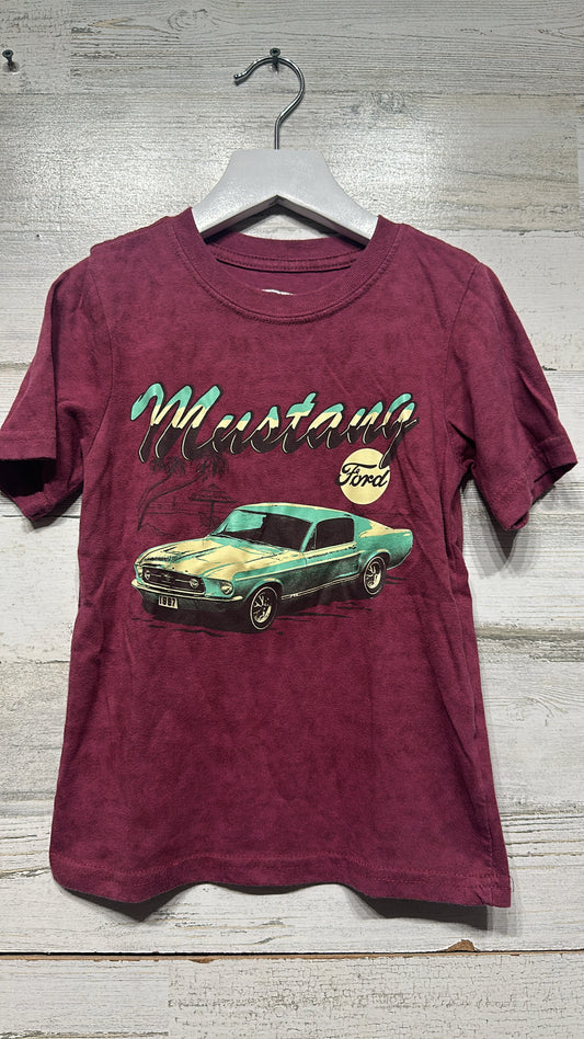 Boys Preowned Size 5 Ford Mustang T-Shirt - Good Used Condition