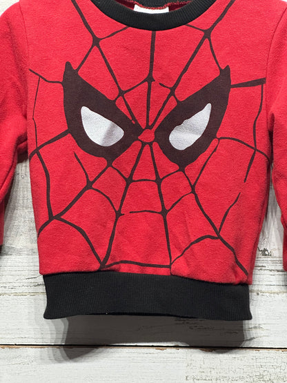 Boys Size 18m Marvel Spiderman Sweatshirt - Good Used Condition