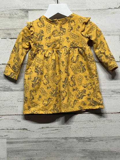 Girls Size 6-9m Disney Baby Winnie The Pooh and Friends Dress - Good Used Condition