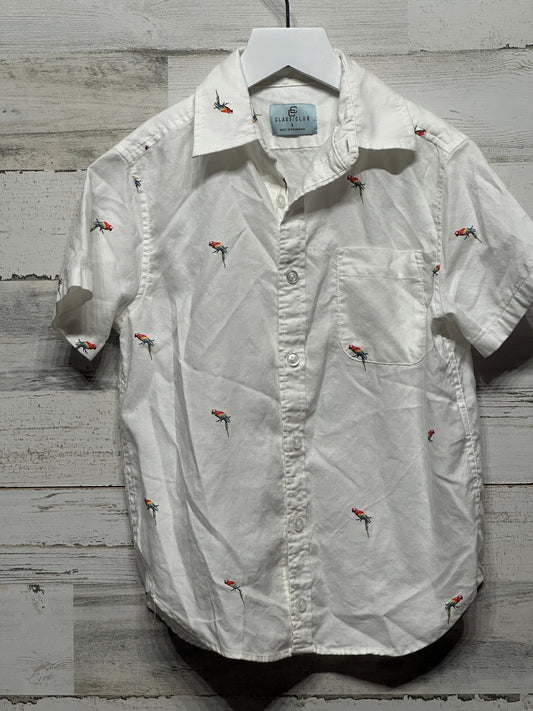 Boys Size 8 Class Club Parrot Button Up - Good Used Condition