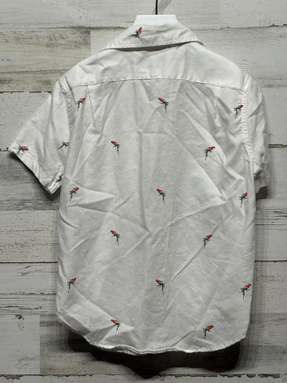 Boys Size 8 Class Club Parrot Button Up - Good Used Condition