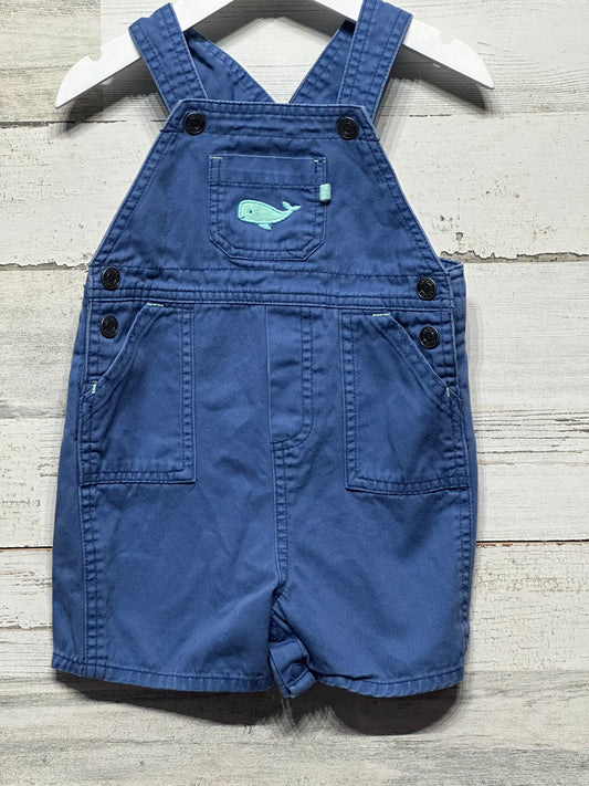 Boys Size 18m Carter's Whale Overalls - Good Used Condition