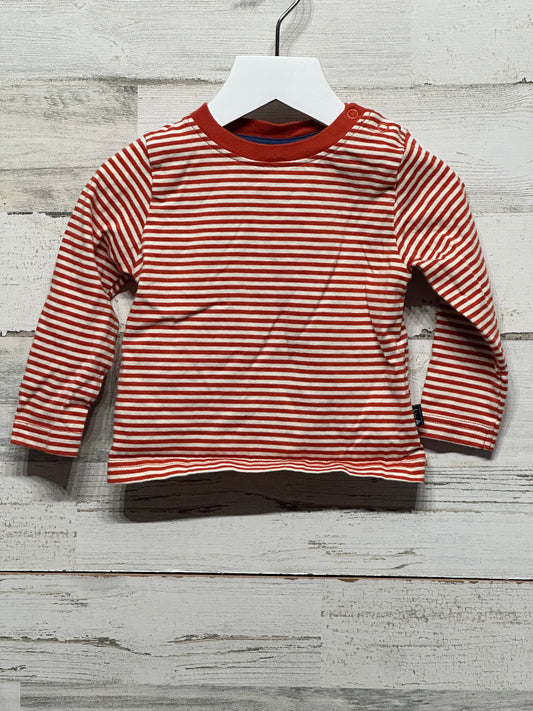 Boys Size 6-12m JoJo Maman Bebe Striped Shirt - Good Used Condition