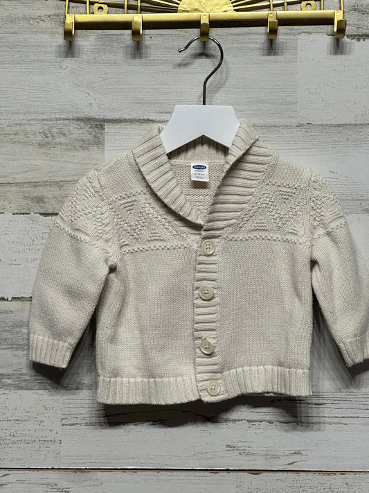 Boys Size 6-12m Old Navy Cardigan - Good Used Condition
