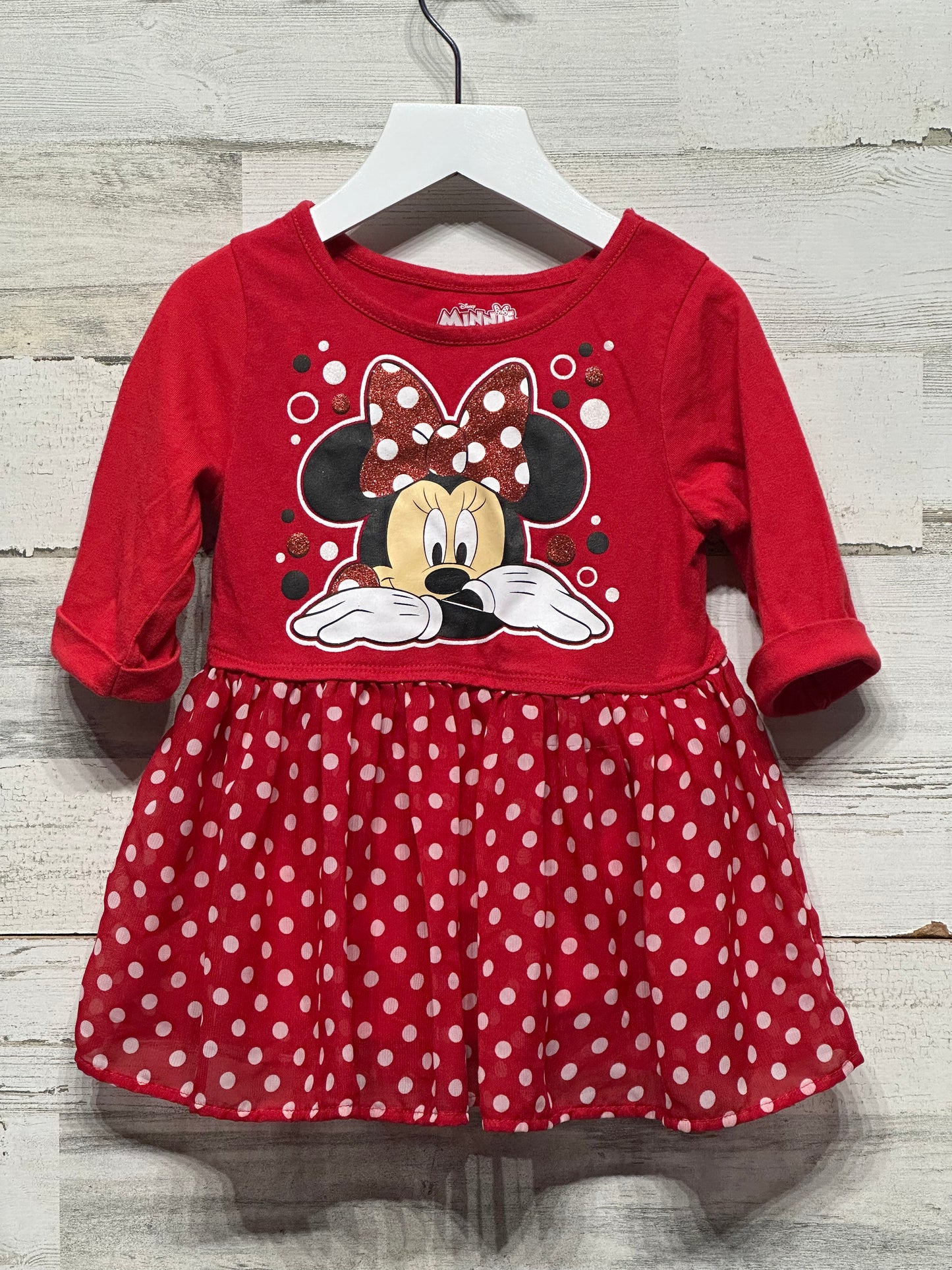 Girls Size 4t Disney Minnie Dress - Good Used Condition