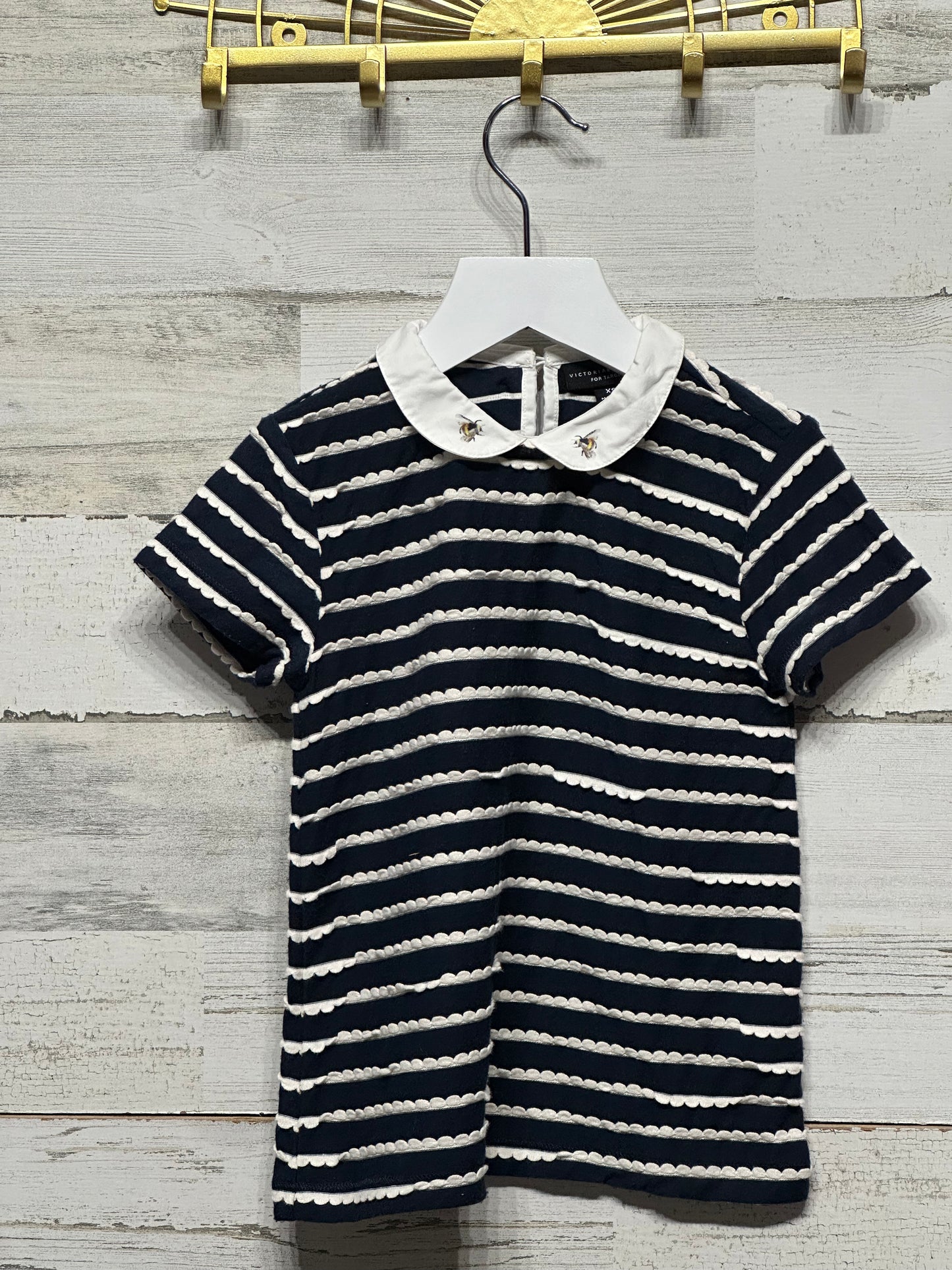 Girls Size XS Victoria Beckham for Target Striped Tunic - Good Used Condition