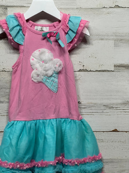 Girls Size 3t Rare Editions Ice Cream Dress - Play Condition