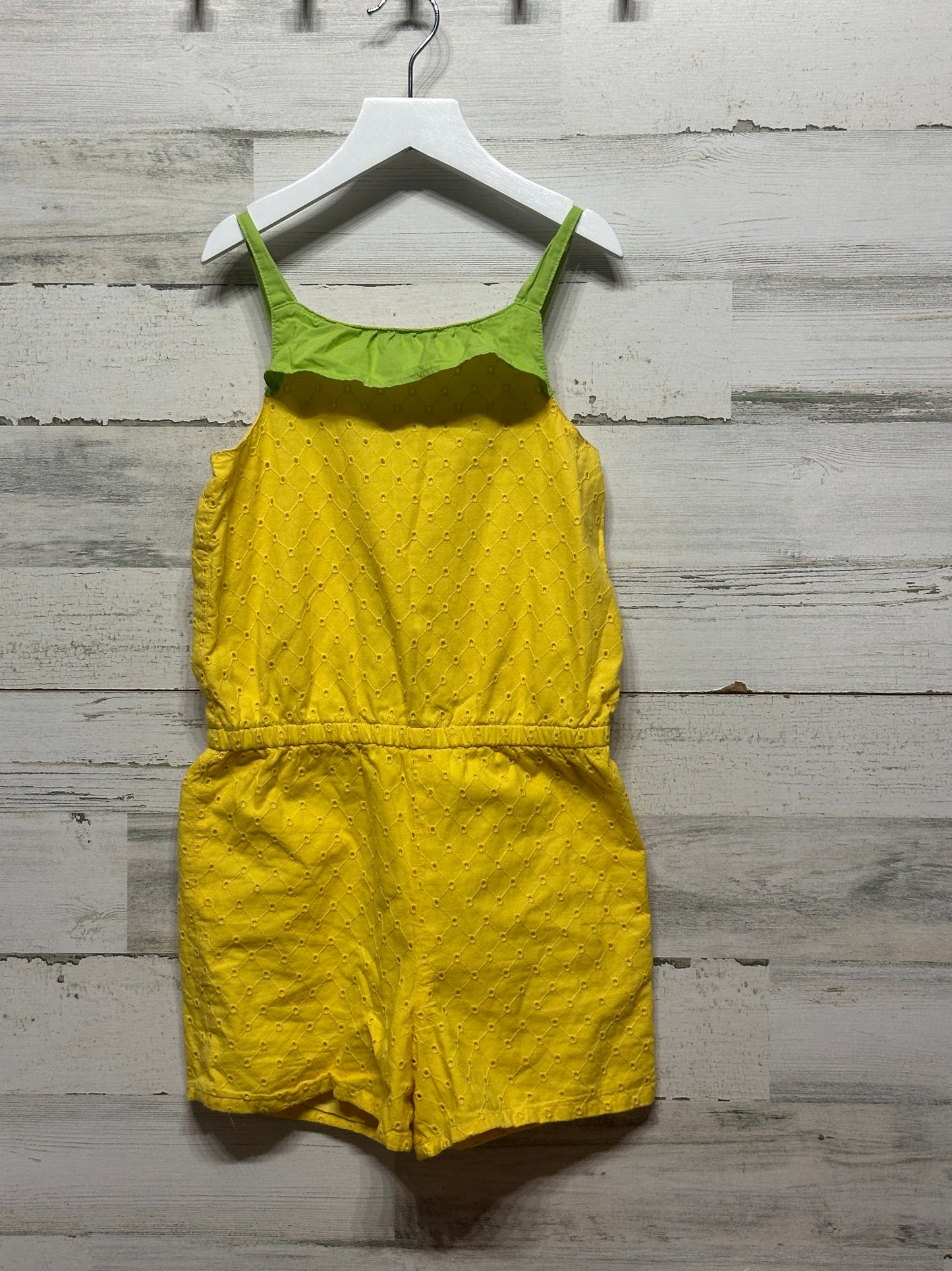 Girls Size 8 Gymboree Pineapple Romper - Very Good Used Condition