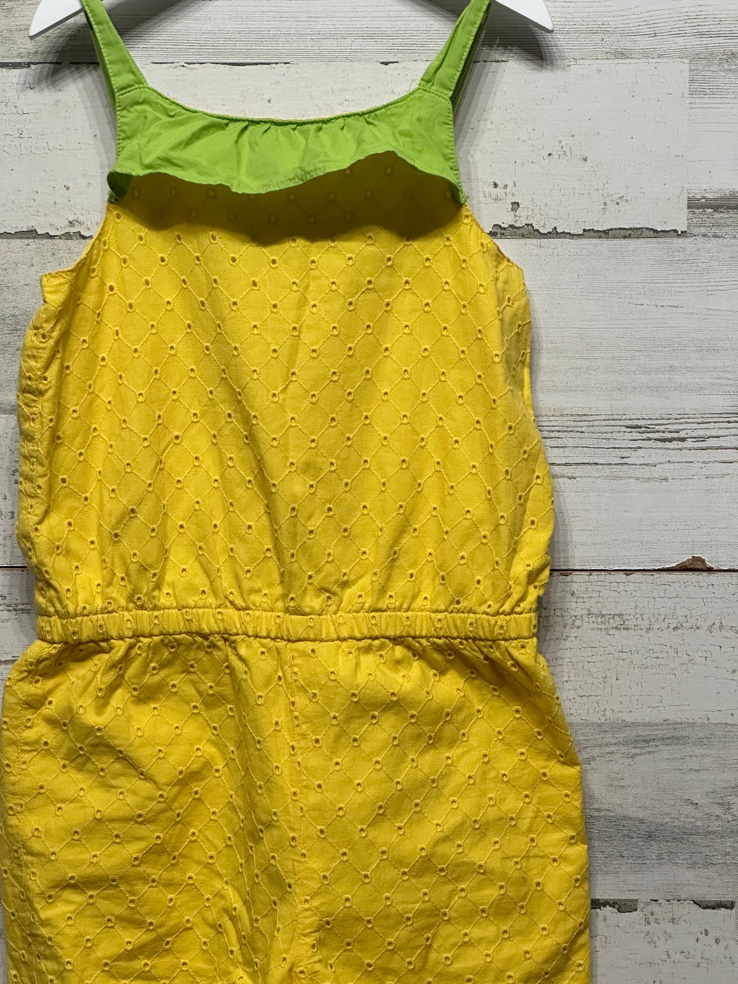 Girls Size 8 Gymboree Pineapple Romper - Very Good Used Condition