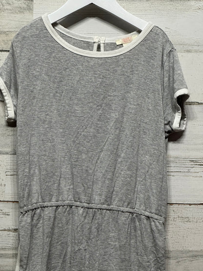 Girls Size 11/12 Forever 21 Girls Soft Grey Romper - Good Used Condition