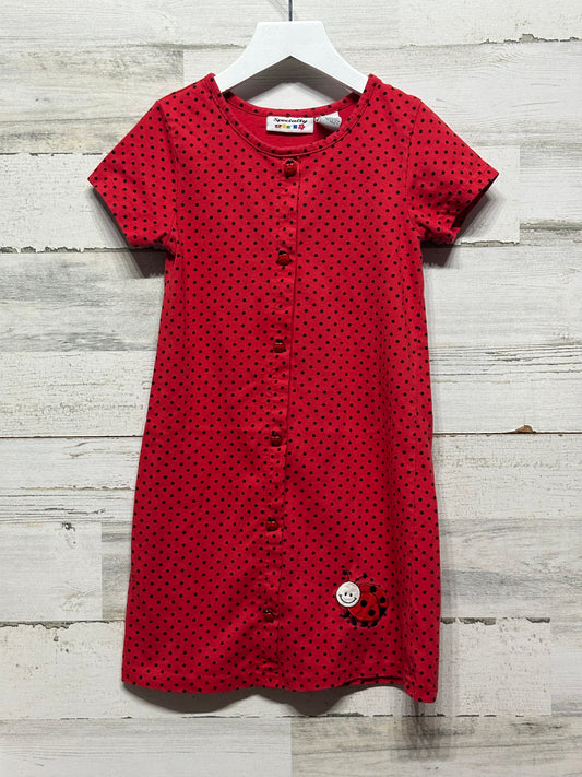 Girls Size 6x Specialty Girl Ladybug Dress - Good Used Condition
