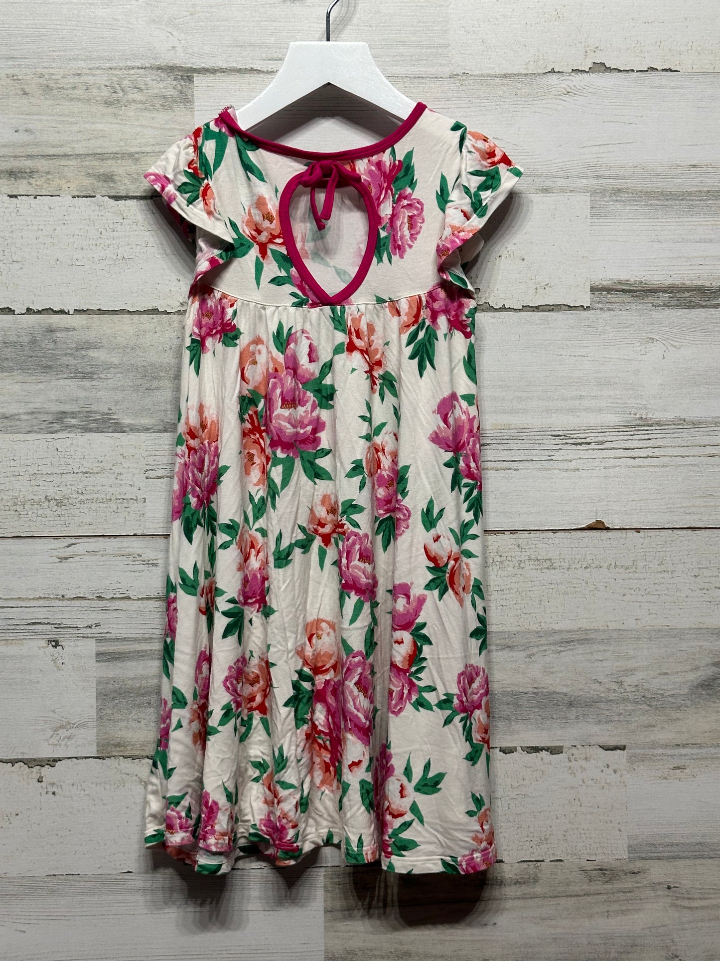 Girls Size 6 Free Birdees Bamboo Floral Dress - Good Used Condition