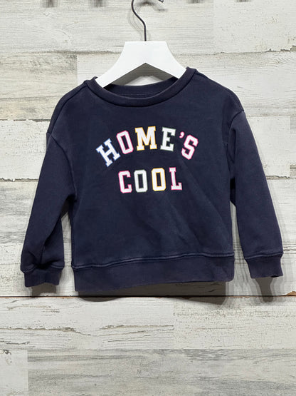 Girls Size 2 Years Gap Home's Cool Sweatshirt - Good Used Condition