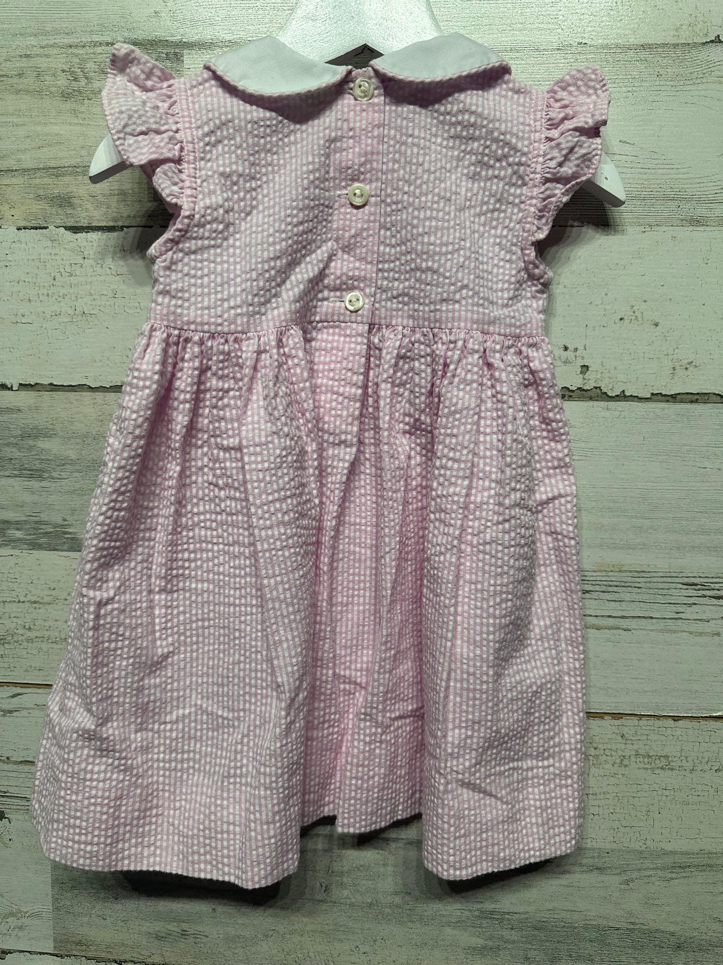 Girls Size 9m Be Mine Smocked Cupcake Dress - Very Good Used Condition