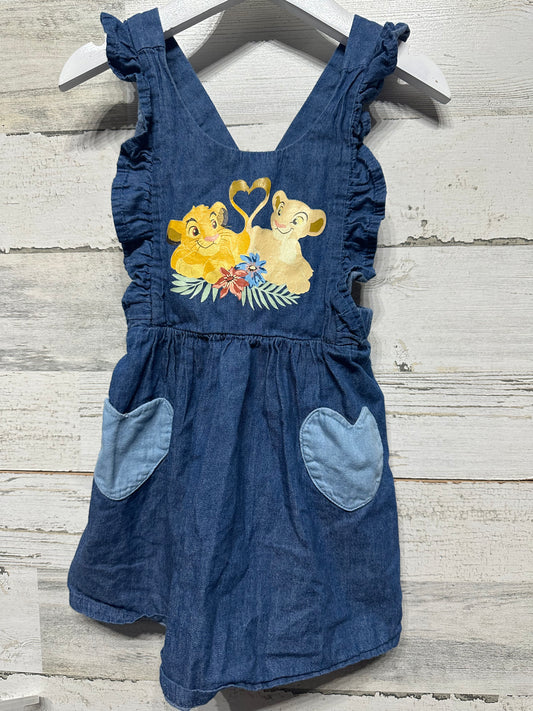 Girls Size 18m Disney Baby Lion King Dress - Good Used Condition