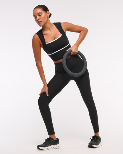 Women's Size Large Long Abercrombie YPB SculptLUX Leggings - Very Good Used Condition