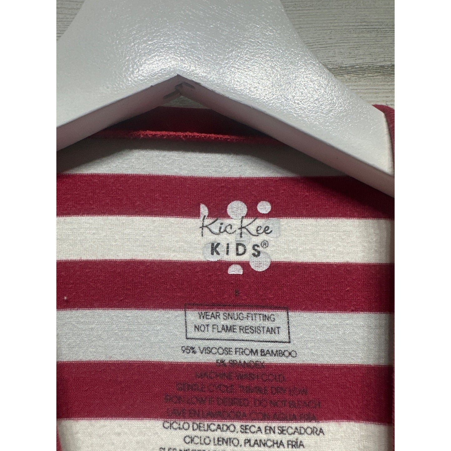 Kickee Pants Striped Bamboo Boys Size 8 Pajama Set GUC*