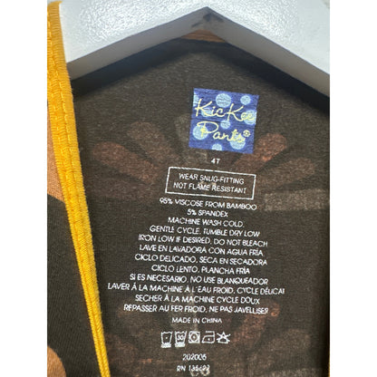 Kickee Pants Bamboo Size 4T Turkey Pajama Set GUC