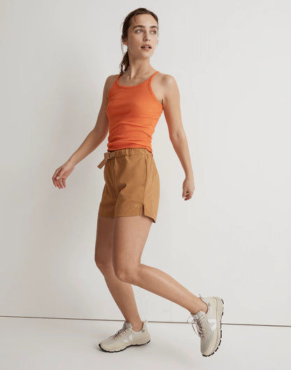 Women's Size XL Madewell MWL Toffee Belted Hiking Shorts  - New With Tags